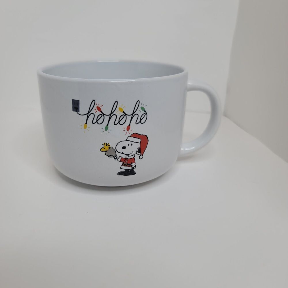 Peanuts Snoopy Woodstock Christmas Mug Modern Gourmet Foods 2023 Stoneware
